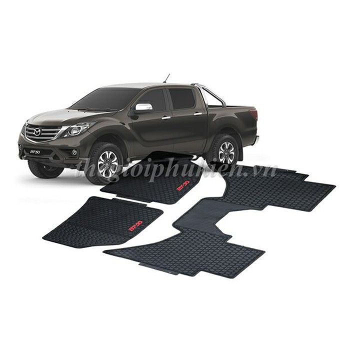 Thảm sàn, lót sàn cao su 3D cho xe ô tô, xe hơi Mazda BT-50