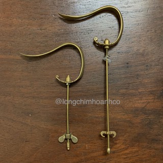 Móc Đồng Vàng Số 7 Lồng Khuyên & Choè Đất