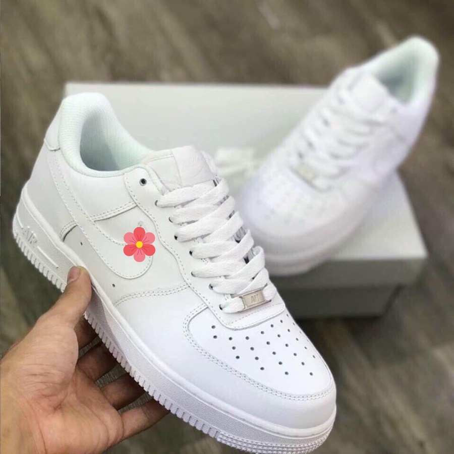 [XẢ HÀNG ] Giày AF1 Trắng full, Giày Sneaker air force 1 Trắng nam nữ dễ phối đồ 2021