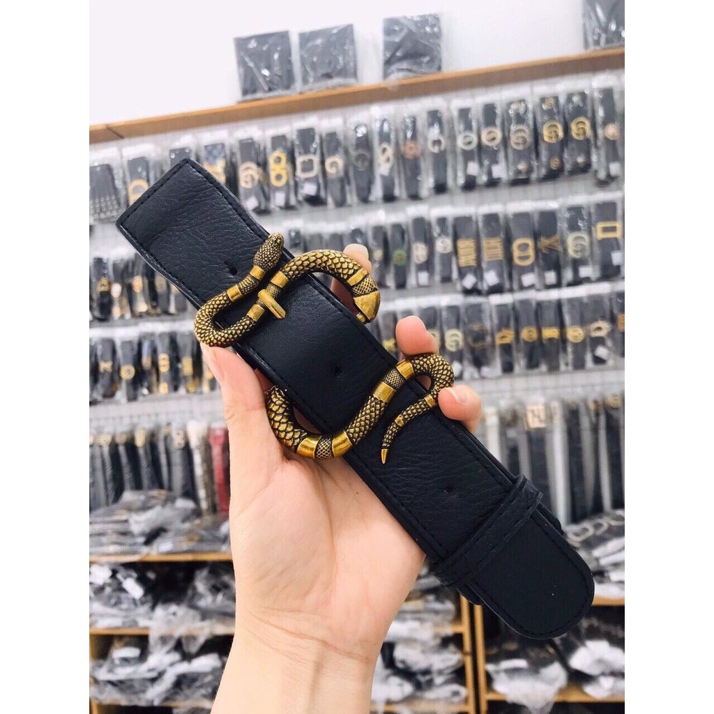 (Hàng loại 1) Đai thắt váy dành cho nữ phối hợp với váy đầm, quần jean họa tiết hình con rắn, hàng đẹp | BigBuy360 - bigbuy360.vn
