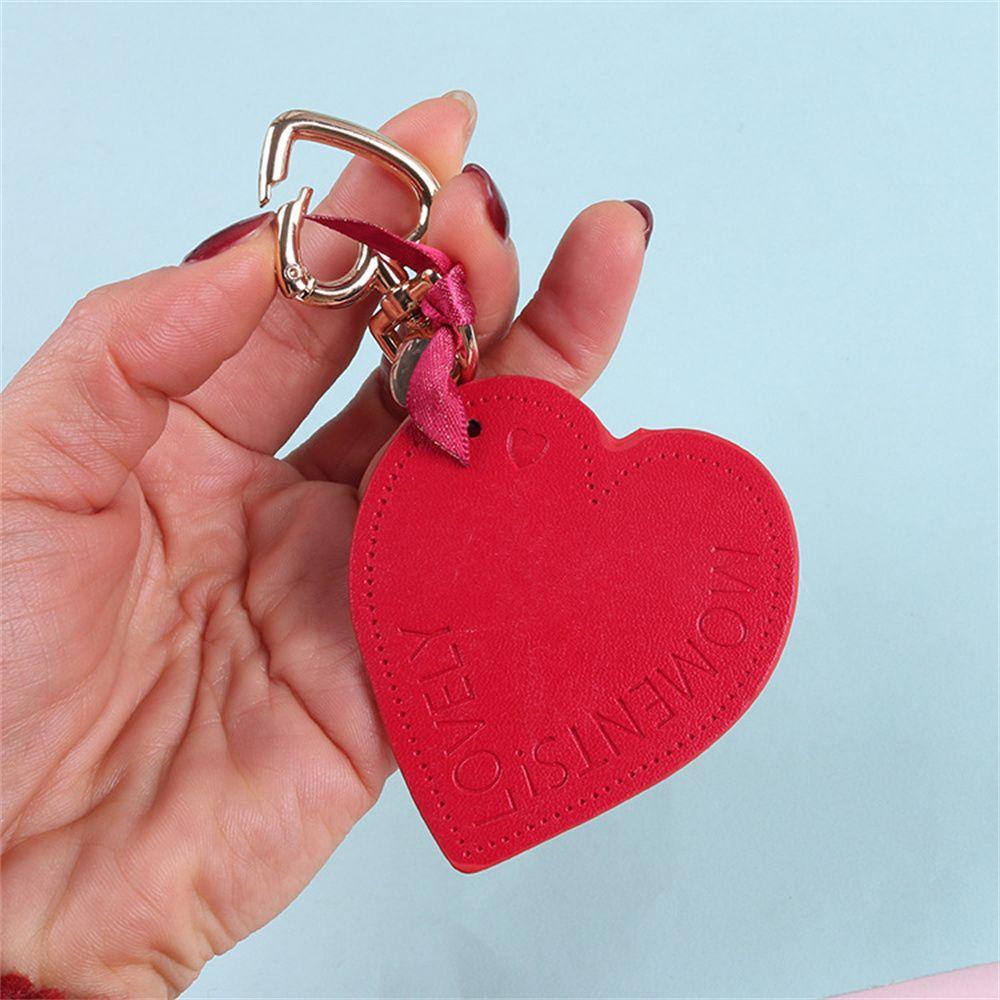 Móc Chìa Khóa Hình Trái Tim Màu Đen Dùng Làm Quà Tặng Sinh Nhật / Valentine