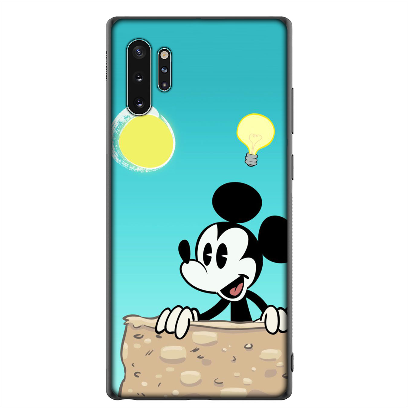 Ốp Điện Thoại Silicon Mềm Hình Chuột Mickey Màu Đỏ Cho Huawei P30 Pro Lite Y6 Y7 Y9 Prime 2019 2018 Y9Prime