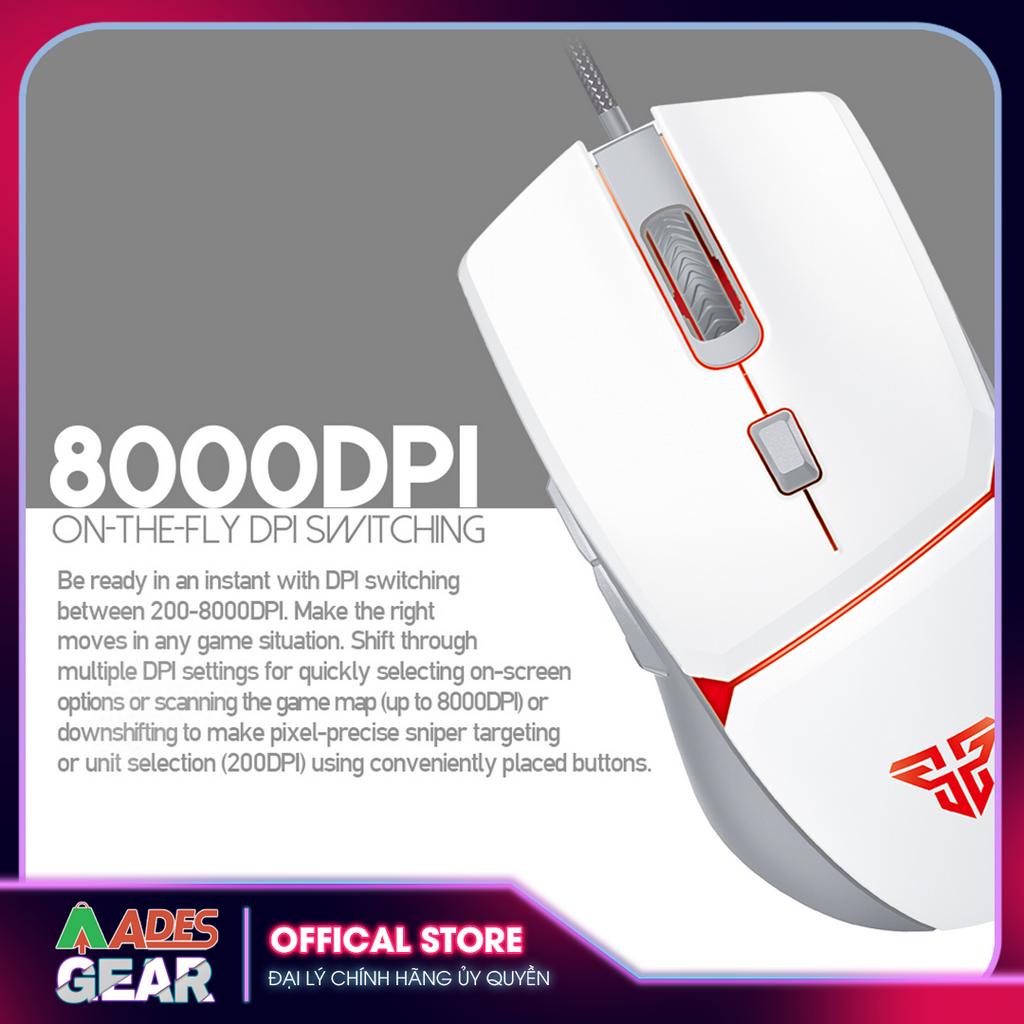 ✔️ Chuột Gaming Có Dây FANTECH VX7 CRYPTO 8000DPI ✔️ 6 Phím Macro ✔️ BẢO HÀNH 12 THÁNG
