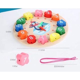 Đồ chơi gỗ 6 món Montessori cho bé