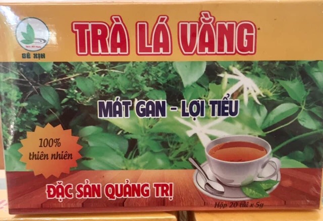 Trà lá chè vằng túi lọc BÉ XỊN  20 gói 4gr SẢN PHẨM CƠ SỞ ĐẠT GIẢI NÔNG THÔN TIÊU BIỂU