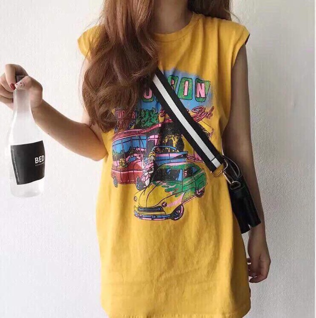 Áo tanktop ô tô CRUSIN