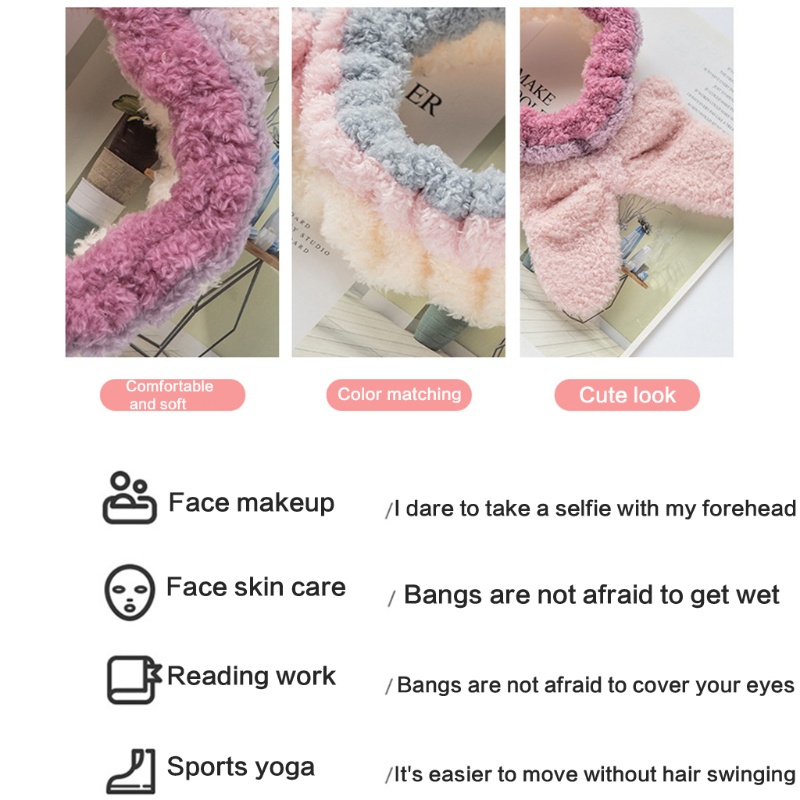 Băng đô co giãn dùng khi trang điểm tiện dụng | BigBuy360 - bigbuy360.vn