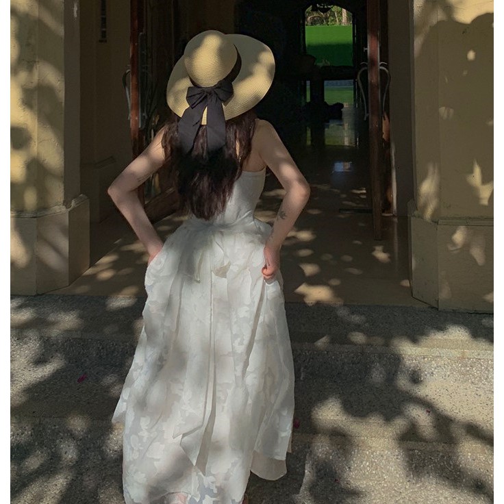 Đầm maxi dây ngọc chất ren hoa xinh xắn, đáng yêu - Iris Dress