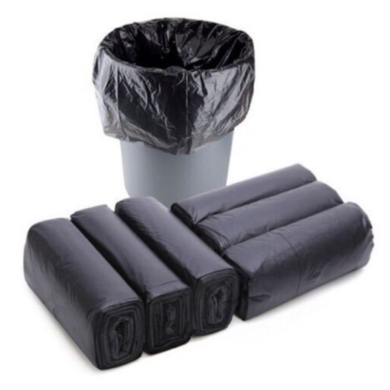 Combo 3 cuộn / 1 bịch túi rác đen tự phân huỷ