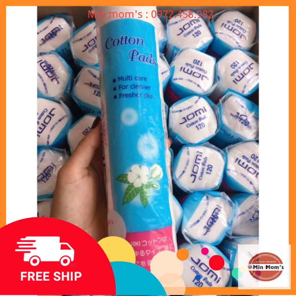 Bông tẩy trang Nhật Bản Jomi chính hãng 120 miếng Dùng để tẩy trang sau khi trang điểm | BigBuy360 - bigbuy360.vn