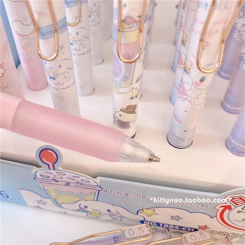 Bút chì bấm hình tai chó dễ thương cho học sinh tiểu học/ văn phòng