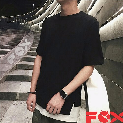 Áo Thun LAYER 4 XẺ TÀ UNISEX