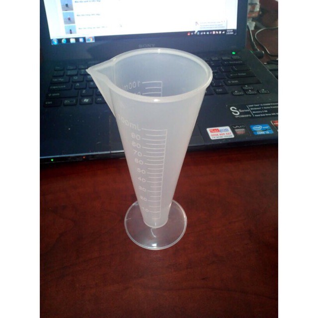 Ca đong nhựa 100 ml