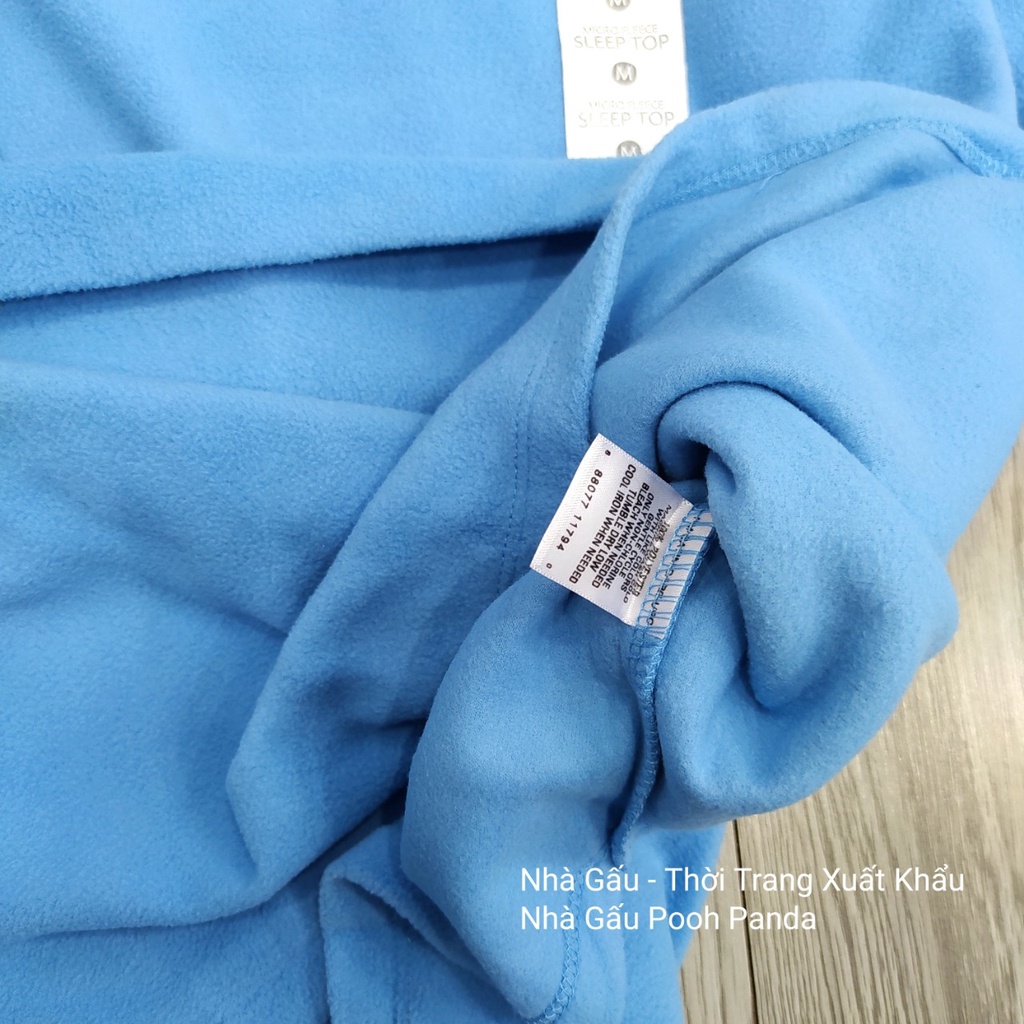 Áo ngủ nỉ giữ ấm xuất khẩu nhiều màu Geart Northwest sleepwear có BIGSIZE cho nữ