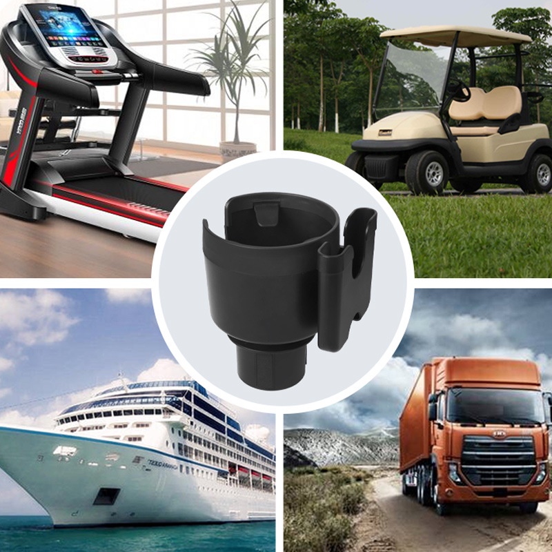 Giá Đỡ Cốc Nước/Chai Nước 2 Trong 1 Đa Năng Tùy Chỉnh Kích Thước Kèm Giá Đỡ Điện Thoại Cho Xe Hơi
