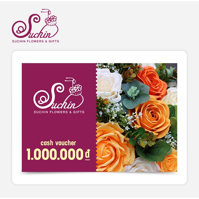Hà Nội [Evoucher] Phiếu quà tặng Suchin 1.000.000 VNĐ