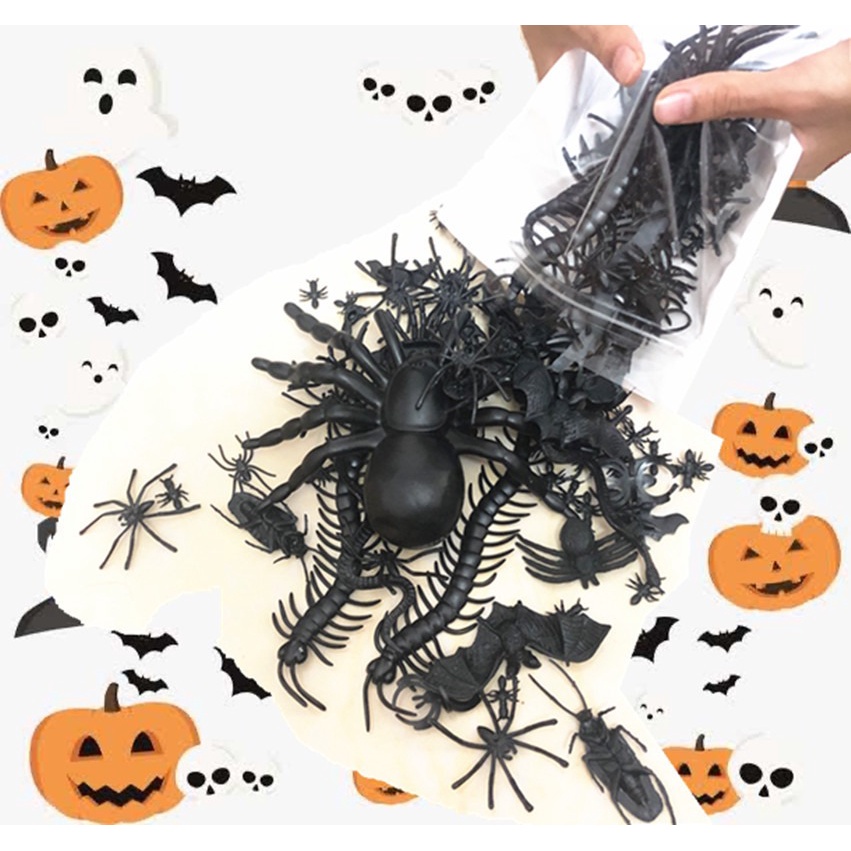 1 CON RẾT ĐEN TO DÀI 14CM dùng để troll chơi khăm,trang trí halloween