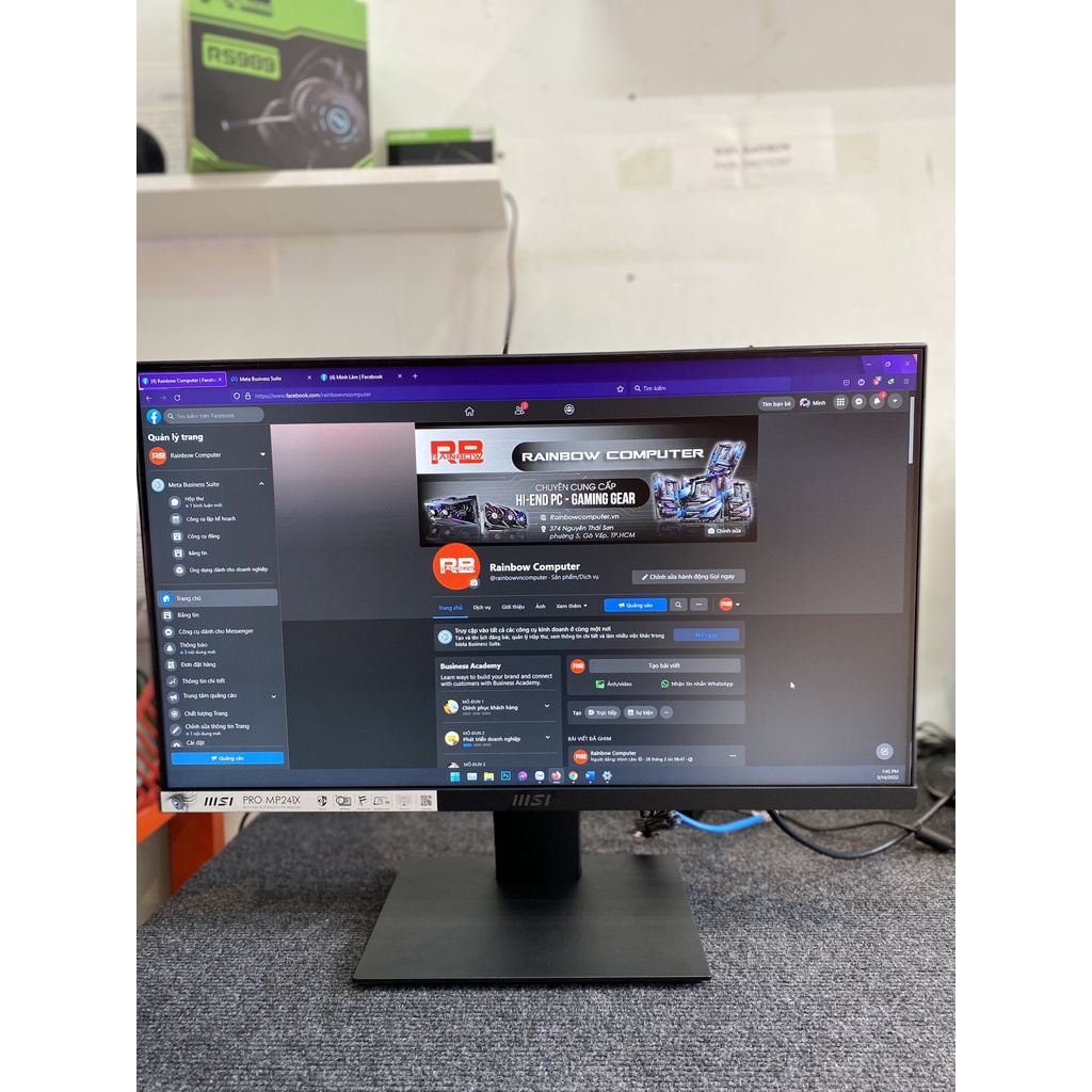 Màn Hình Máy Tính Văn Phòng Chơi Game - Màn Hình MSI PRO MP241X 75Hz Hoả Tốc - Hàng Chính Hãng