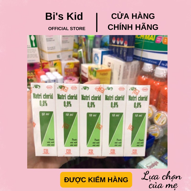 Nước muối sinh lý 📌FREESHIP📌 Nước muối natri clorid 0.9% rửa mũi và rửa mắt phù hợp với mọi đối tượng, mọi lứa tuổi