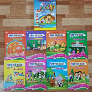 Set 8 Quyển Tô Màu Cho Bé