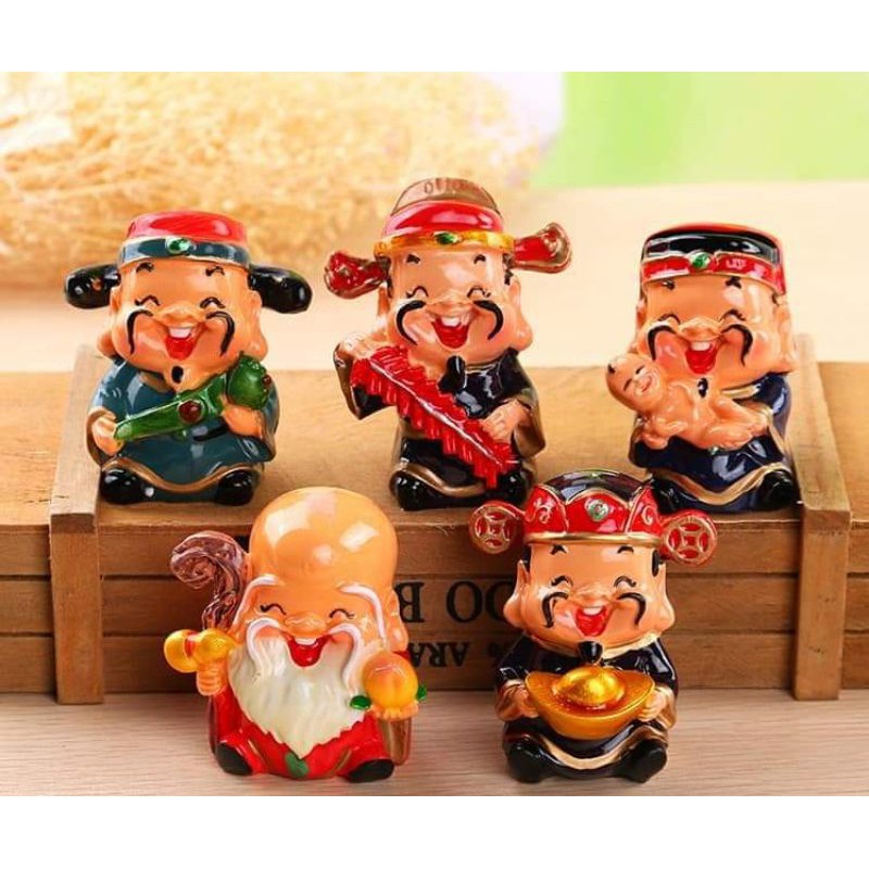 Bộ 5 tượng thần tài may mắn,,,