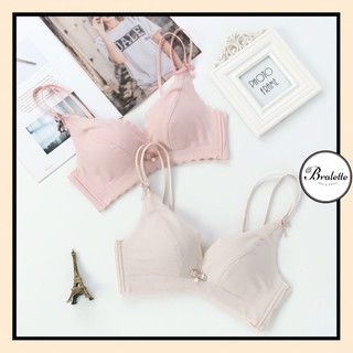 Áo lót thun mịn co giãn, mút có lỗ thông hơi siêu thoáng AL06