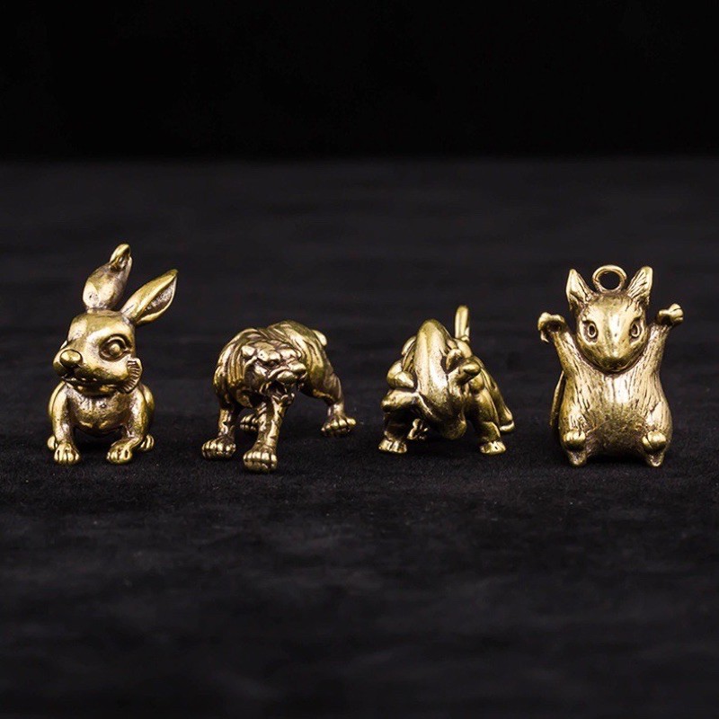 Tượng Trưng Bày Phong Thủy Bằng Đồng Hình 12 Con Giáp