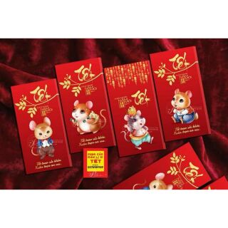 Lì xì năm con chuột siêu cute