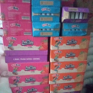 THÙNG 48 HỘP SỮA TRÁI CÂY ZINZIN 180ML