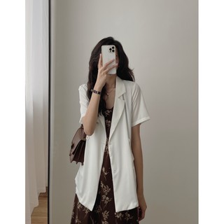 Áo blazer ngắn tay chất mát 3526