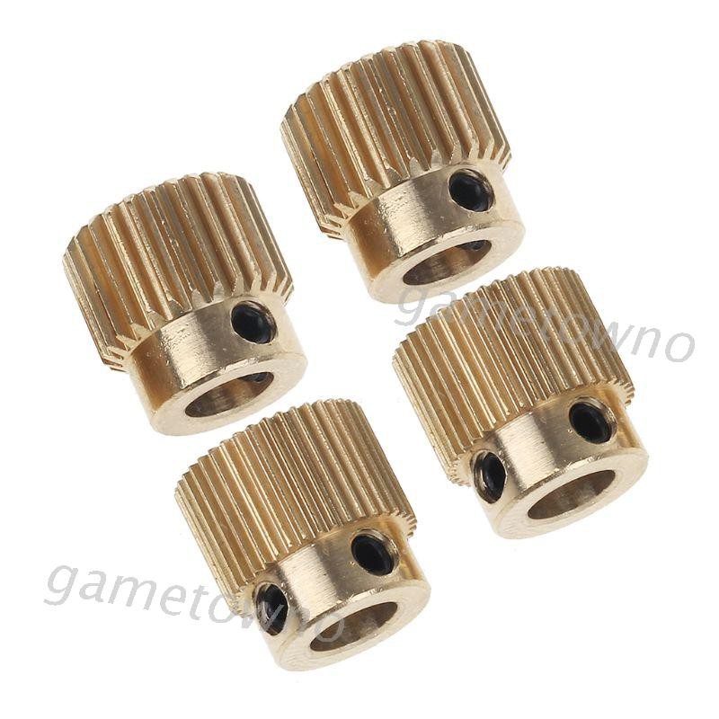 Set 2 Bánh Răng Mk7 Mk8 26 / 40 Răng Đồng Thau Chuyên Dụng Cho Máy In 3d Anet Ender Cr-10