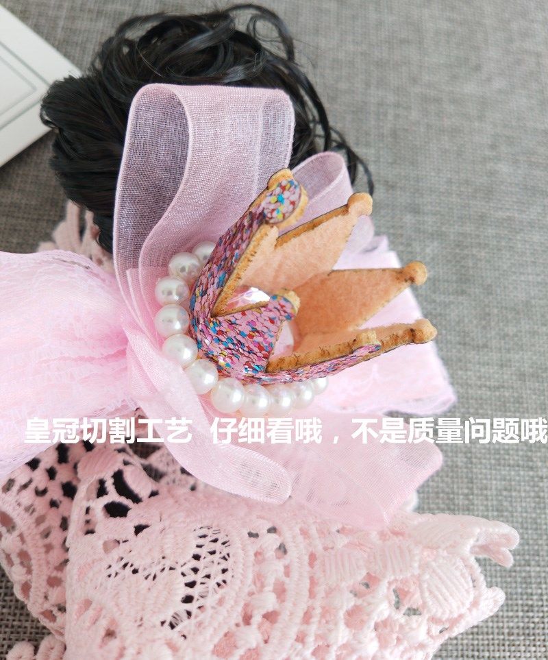 Korean Style Baby Hair Band Headdress Flower Baby Girl Child Hair Accessories Princess Headdress Wig Bangs Curly Hair Photography Free Shipping
