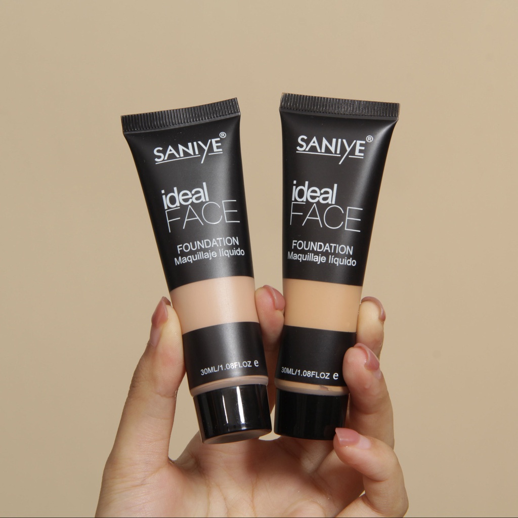 Kem Nền SANIYE 30ML Dạng Lỏng Lâu Trôi Dưỡng Ẩm Kiềm Dầu Không Cần Trang Điểm