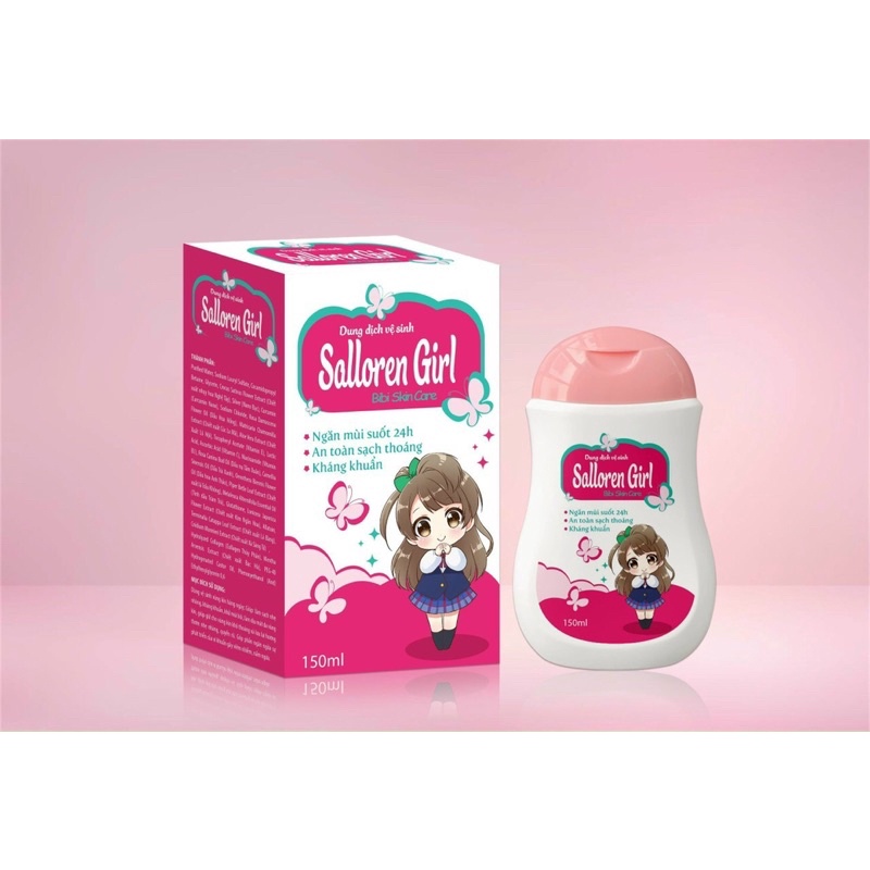 Dung dịch vệ sinh bé gái Salloren Girl
