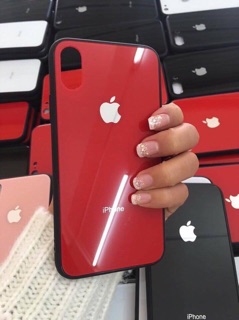 Ốp Iphone tráng gương viền silicon ôm máy