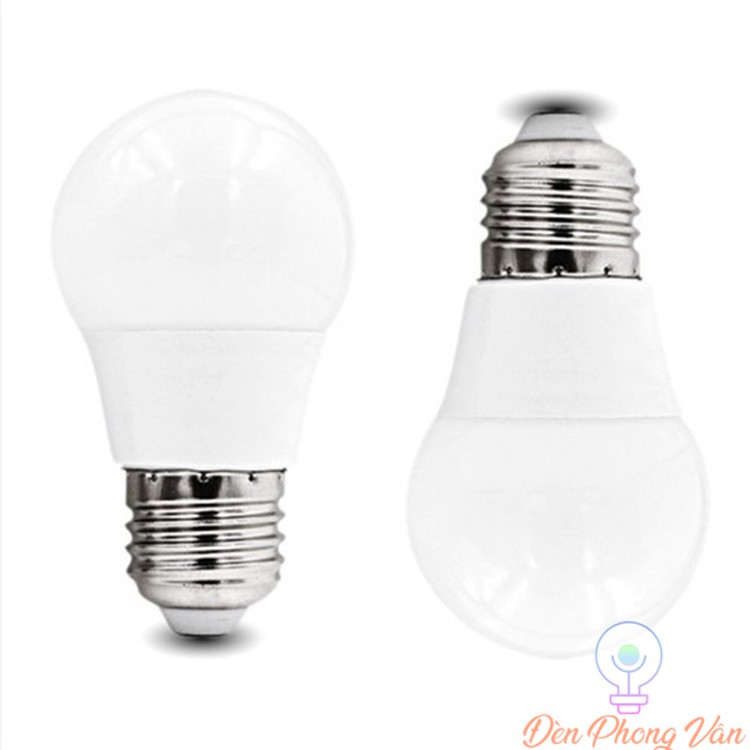 Combo 10 bóng đèn Led 3w tròn bulb kín chống nước tuyệt đối tiết kiệm điện trang trí quán trà sữa, cafe