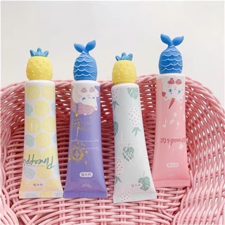 Kem tay hương trái cây đào dứa hoa cỏ xinh xắn