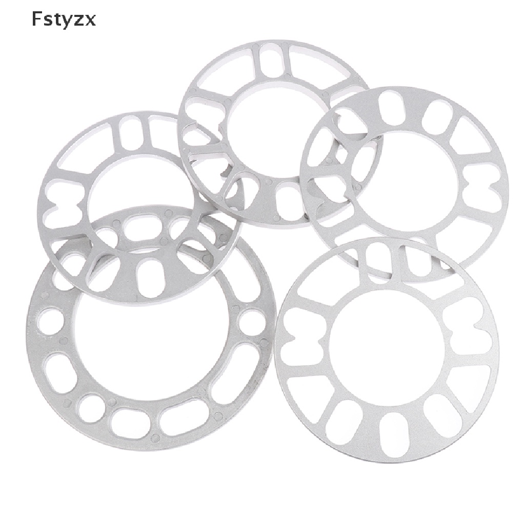 Miếng đệm bánh xe ô tô bằng hợp kim nhôm kích thước 3/ 5/ 6/ 8 / 10mm