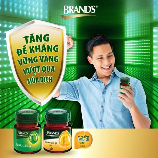 Nước Cốt Gà Brand's 70 ml (6 hủ) Thái lan date mới