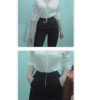 Sơ Mi Lụa Trắng Dài Tay