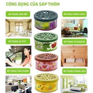 Sáp thơm để phòng, xe hơi ô tô hương hoa quả