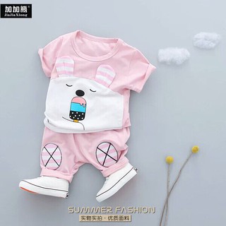 Đồ Bộ Mặc Nhà Mùa Hè Cho Bé Trai/Bé Gái 1-5 Tuổi