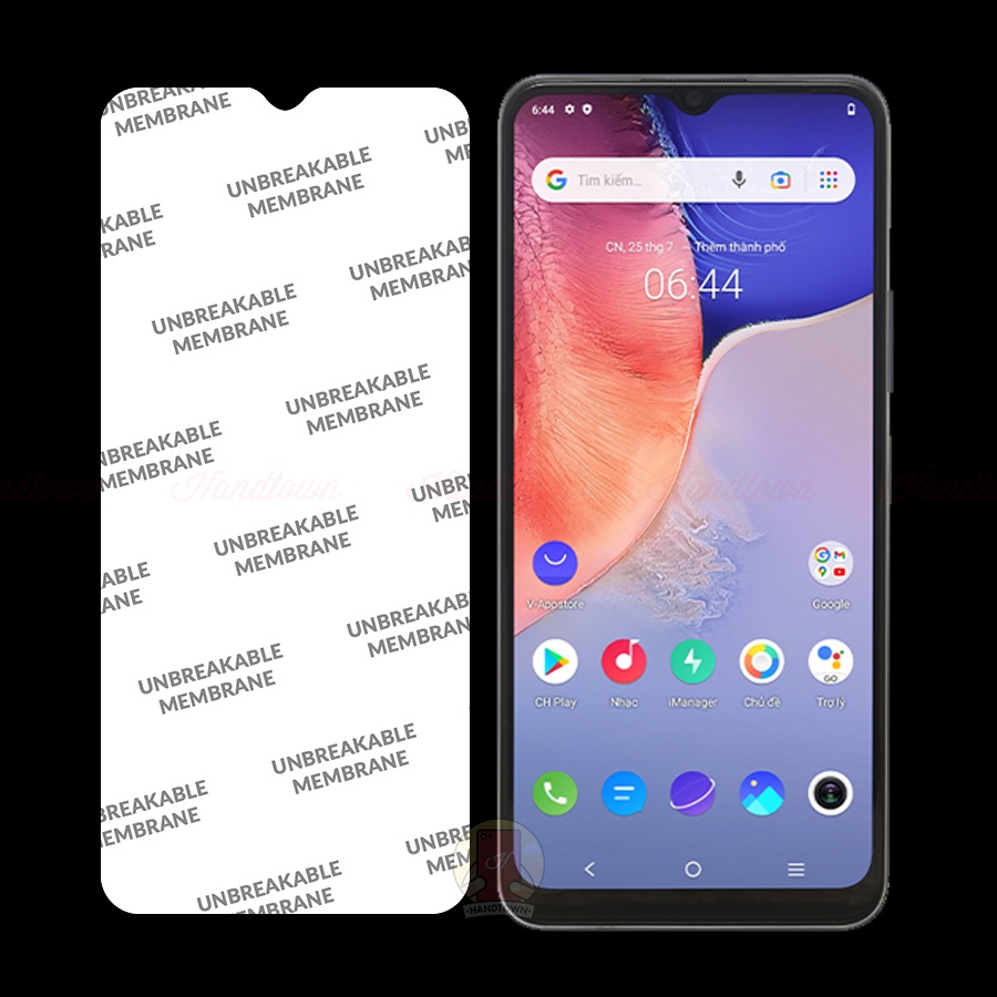 Miếng Dán PPF Vivo Y15 Y15s Y15a Bảo Vệ Máy Chống Xước Chống Nước Chống Vân Tự Phục Hồi Cao Cấp Handtown