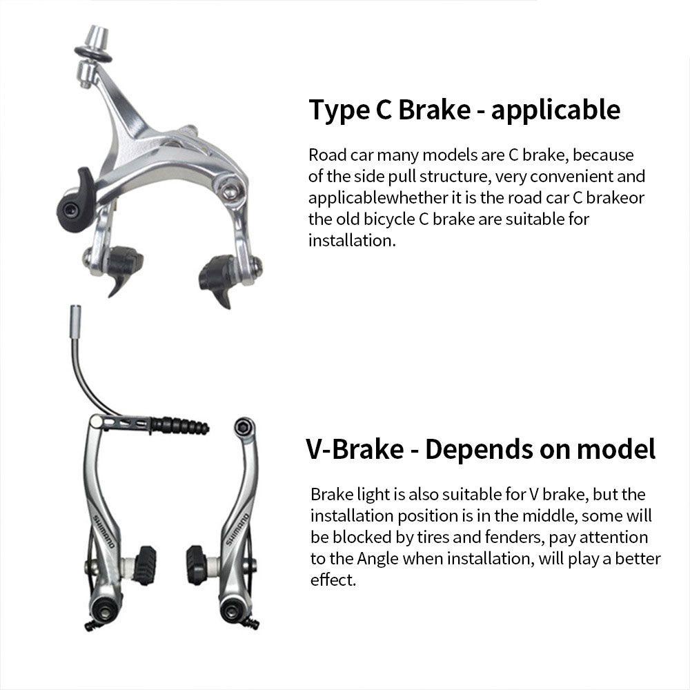 Đèn LED Gắn Đuôi Xe Đạp Leo Núi Siêu Bền Tiện Dụng