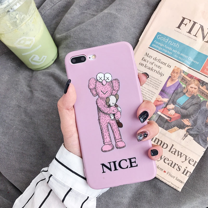 Ốp điện thoại TPU in họa tiết cô bé cậu bé đáng yêu cho iPhone 8 7 6s 6 x XR XS Max Plus | BigBuy360 - bigbuy360.vn