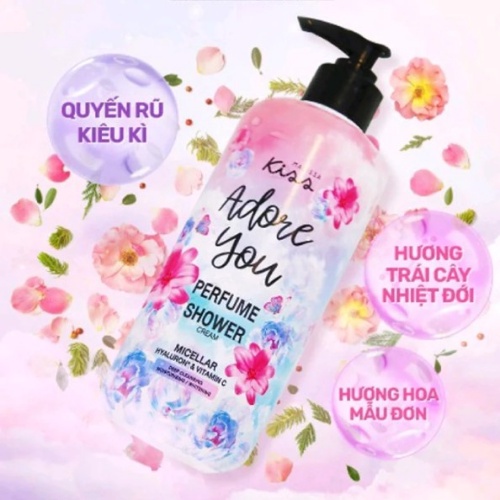 Sữa tắm Malissa Kiss Perfume Shower 350ml