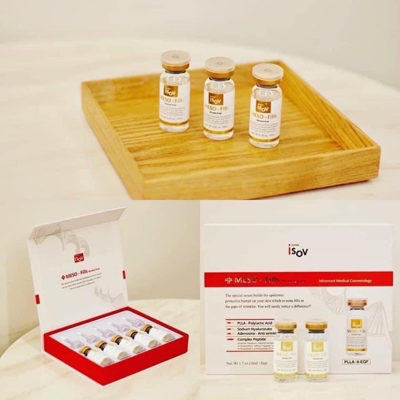 Tế bào gốc collagen meso fills căng bóng da cho da khô, nhăn chai 10ml