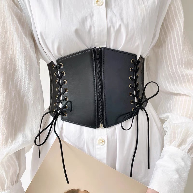 Corset thắt eo bản mới 2022 Belt corset khóa kéo