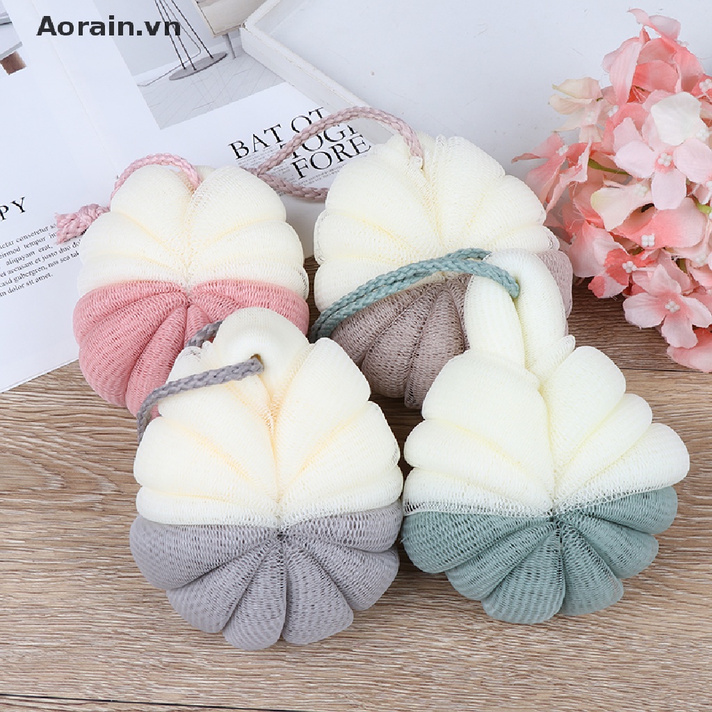 Bông Tắm Sợi nylon Cotton Siêu Mềm Hình Bông Hoa Giúp Tẩy Tế Bào Chết Cho Cơ