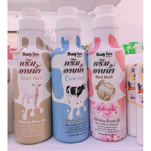 (CHAI TRÒN) Sữa Tắm BEAUTY CARE Bangkok 1200ml Thái Lan